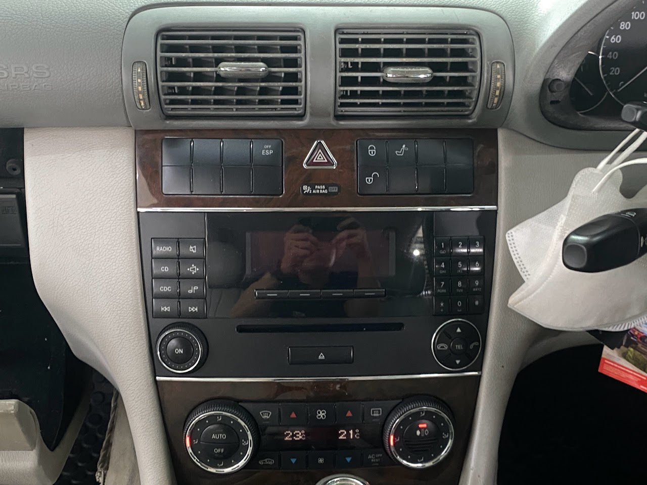 2004 Mercedes-Benz C-Class C180K มือสอง สีดำ รูปที่ 19