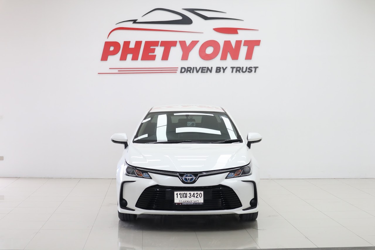 2020 Toyota Altis 1.8Hybrid Entry มือสอง สีขาว รูปที่ 3