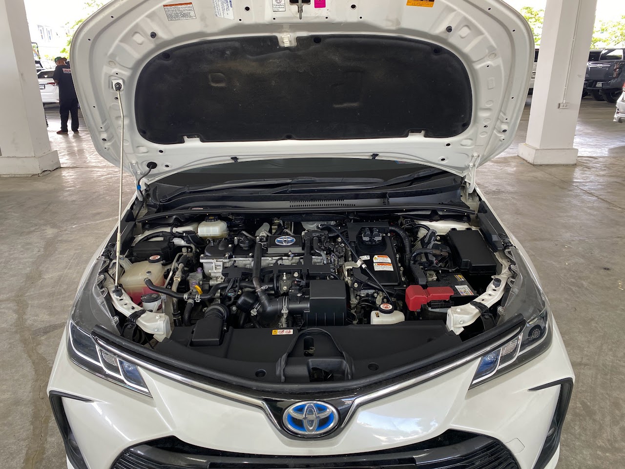 2020 Toyota Altis 1.8Hybrid Entry มือสอง สีขาว รูปที่ 12