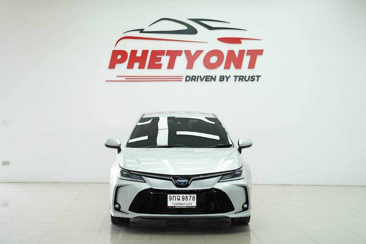 2019 Toyota Altis 1.8Hybrid High มือสอง สีบรอนซ์เงิน รูปที่ 9