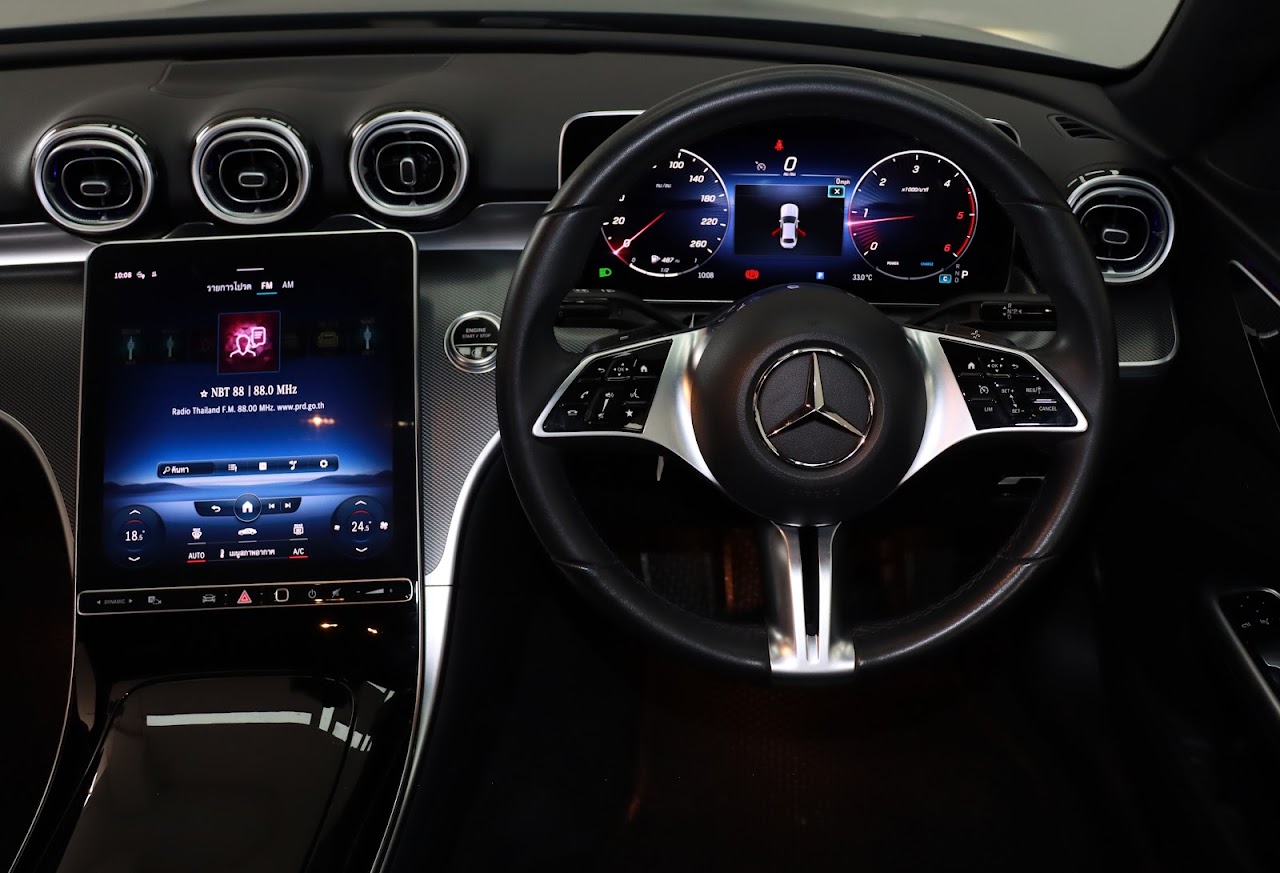 2023 Mercedes-Benz C-Class C220d Avantgarde มือสอง สีดำ รูปที่ 8