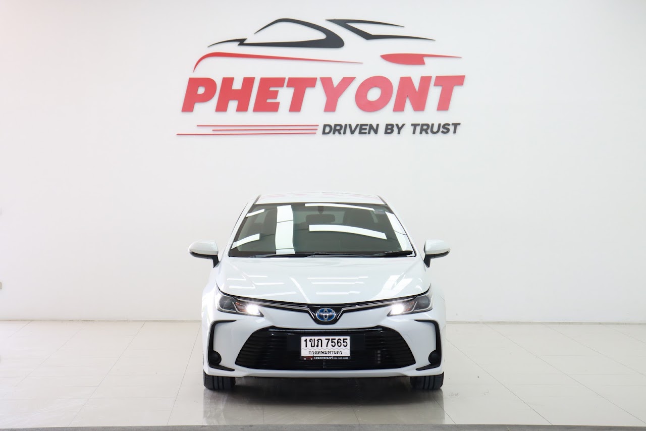 2021 Toyota Altis 1.8Hybrid Smart มือสอง สีขาว รูปที่ 9